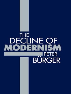 cover image of The Decline of Modernism